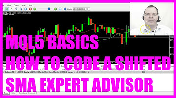 LEARN MQL5 TUTORIAL BASICS - 25 HOW TO CODE A SHIFTED SMA EXPERT ADVISOR