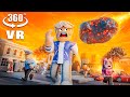 360° VR - Meteor DESTROYED Our City (Roblox RP)