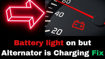 Battery Light on but Alternator is Charging: Common Causes