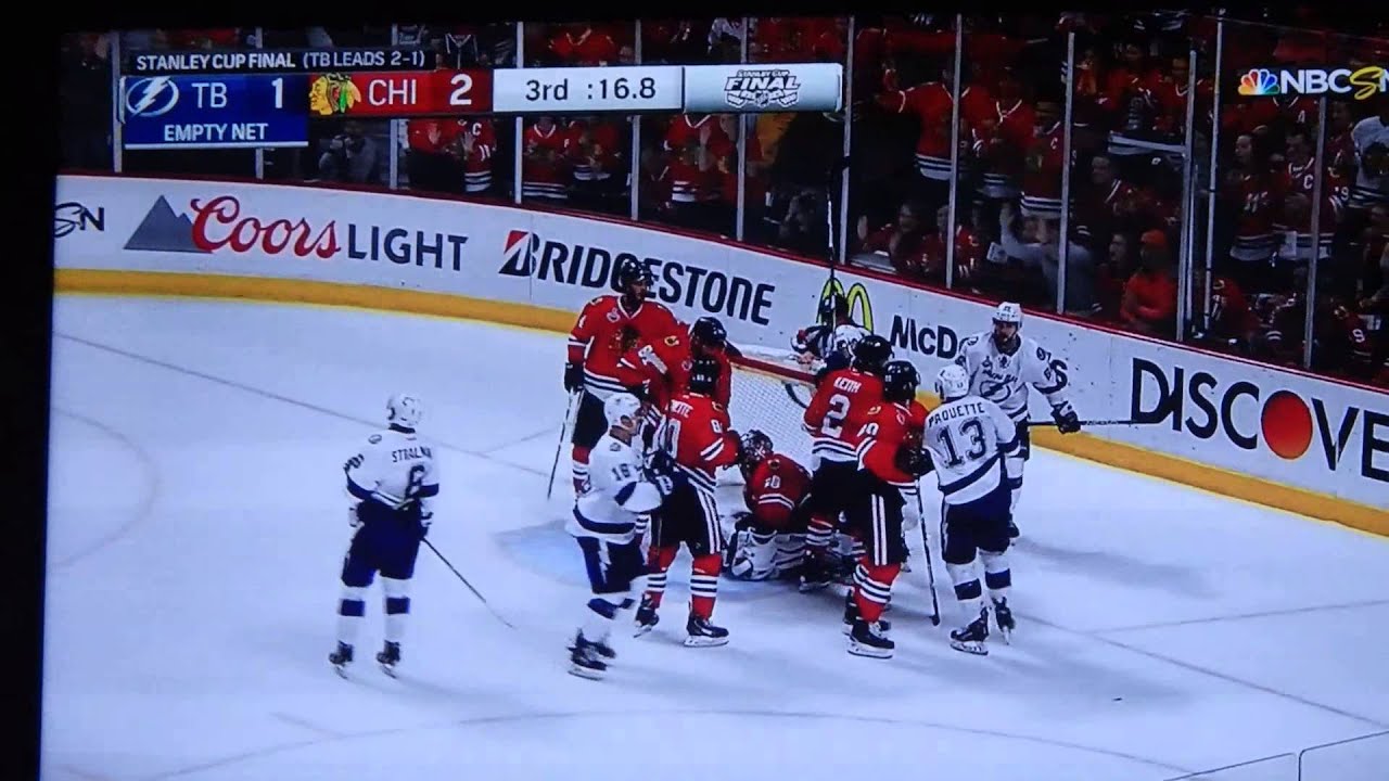 Tampa Bay Lightning Game 4 Loss Against Chicago Blackhawks YouTube