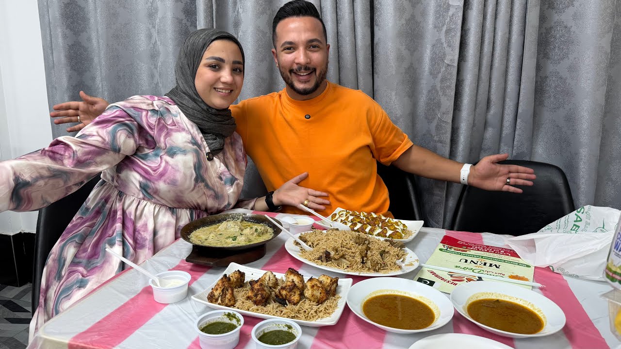 اول تجربة للاكل الهندي🇮🇳اتصدمنا من الطعم😱( تجربة خيالية )