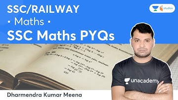 SSC Maths PYQs  | SSC/RAILWAY | Dharmendra Meena | wifistudy studios