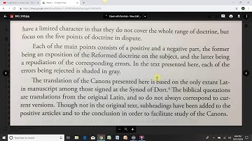 Canons of Dort, Part 1: Intro & Article 1