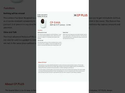 CP Plus 4MP
