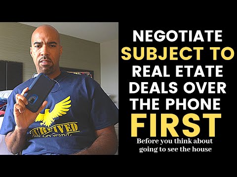 Negotiate Subject To