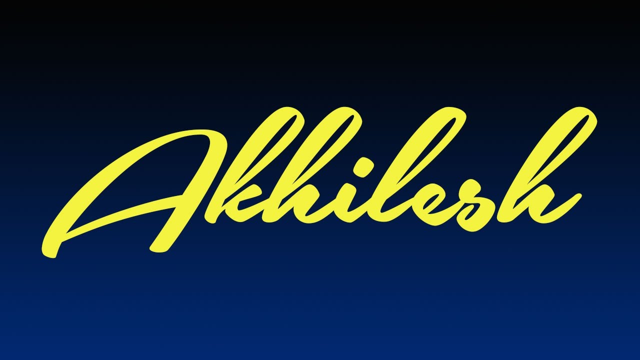 Akhilesh Name Signature Style Akhilesh Signature Style A Name