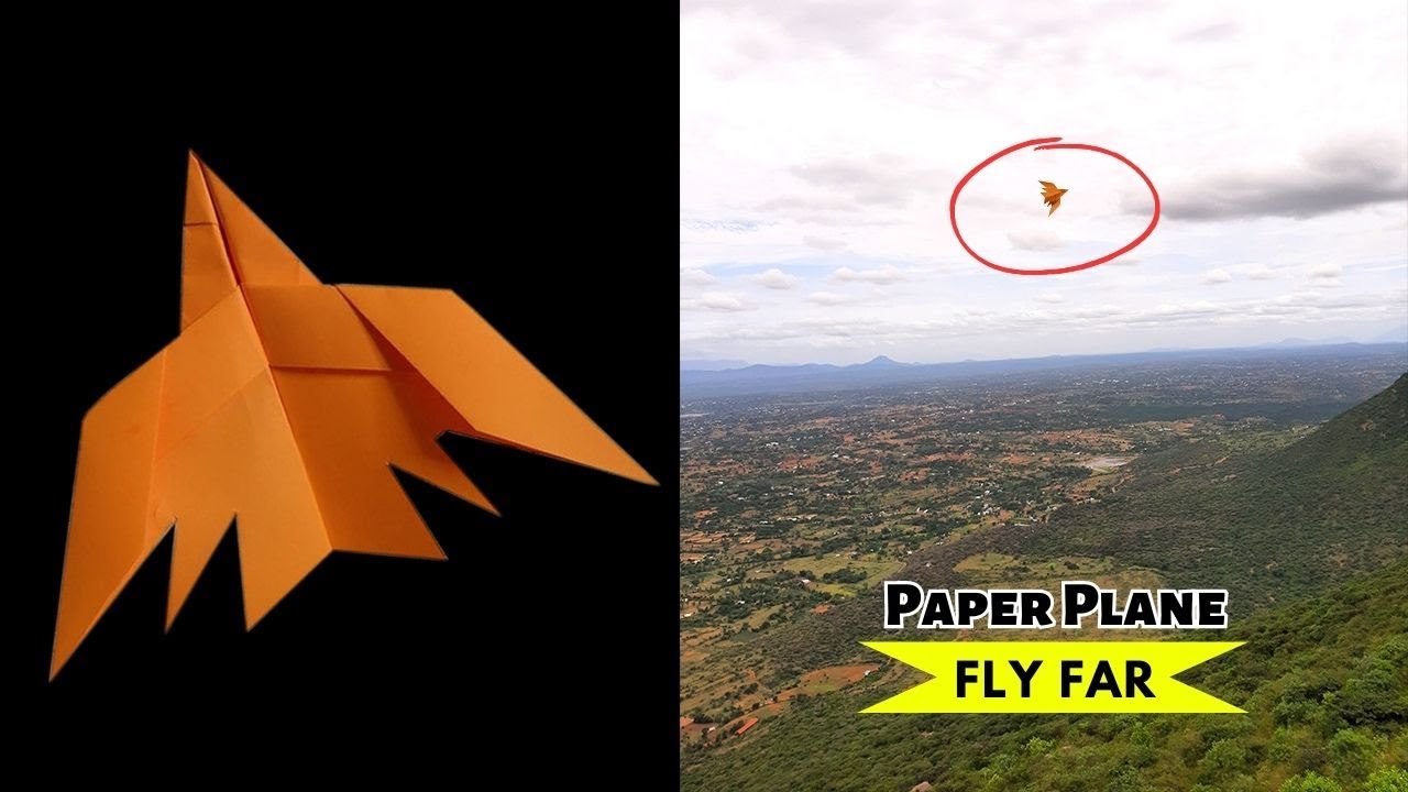 Top 3 Incredible Paper Airplane That Flies Very Far 