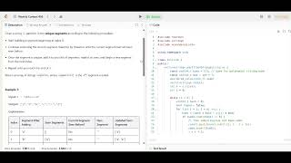 Q1. Partition String #Leetcode_contest_Live_solution #Today_leetcode_problem_solution #leetcode