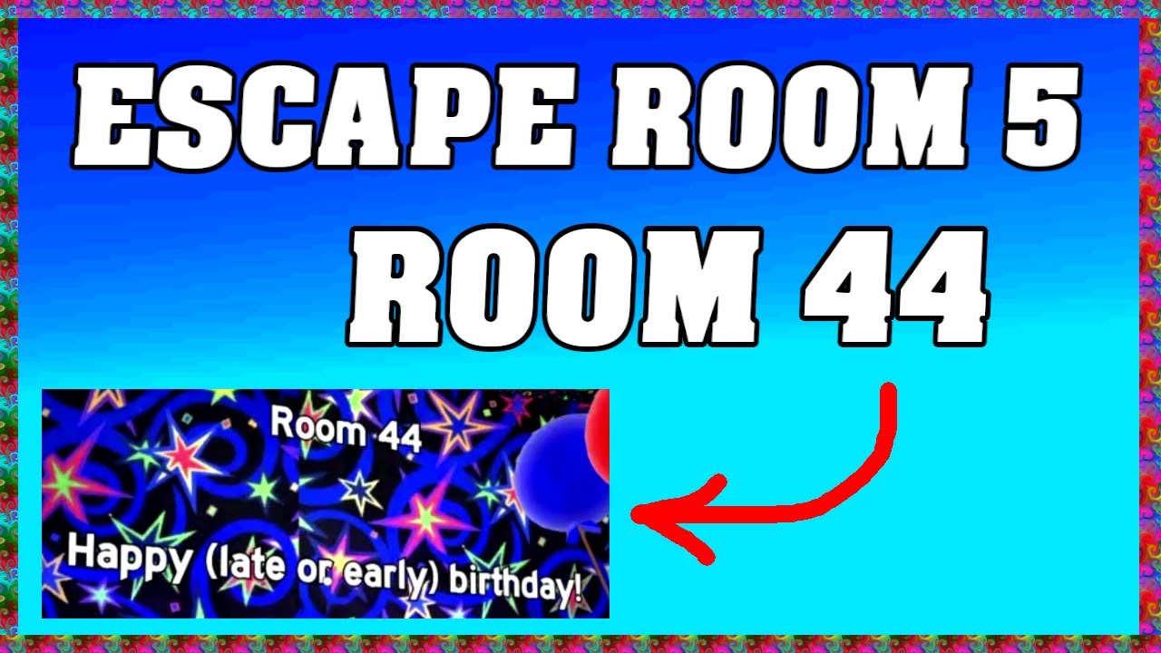 ROOM 44 in Roblox ESCAPE ROOM 5 🌟