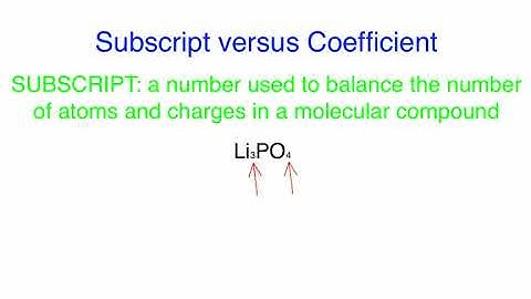 Writing chemical equations 1