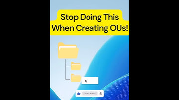 Stop Doing This When Creating OUs!