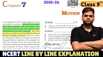 Motion - 9 Science Chapter 7 | 2025-26 Session | Full Chapter
