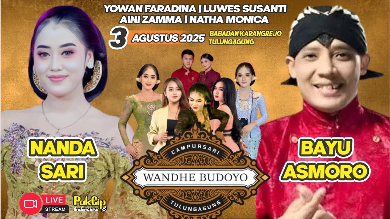 #LiVE Campursari WANDHE BUDOYO BT NANDASARi /3-8-2025/Babadan - Karangrejo - Tulungagung