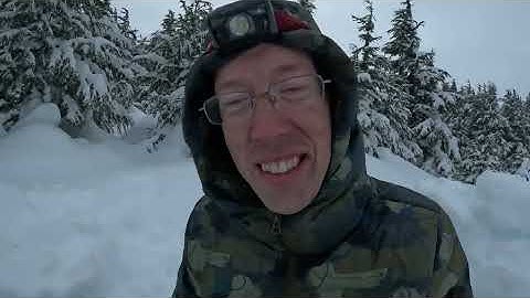 Dugout Shelter Under 10ft (3m) of Snow - Solo Camping in Survival Shelter During Snow Storm