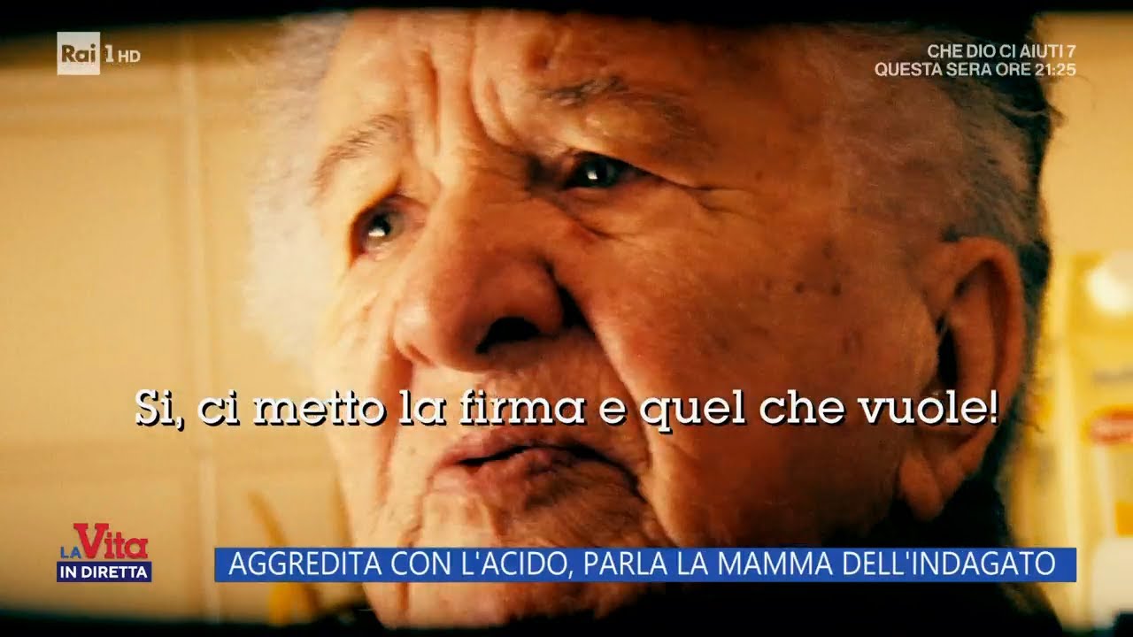 Aggredita con l'acido in piena notte - La Vita in Diretta – 21/02/2023