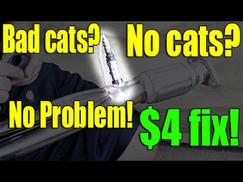 $4 Catalytic Converter P0420 Fix | 02 Sensor Simulator | Pass Emissions | Oxygen sensor - YouTube