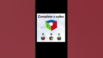 Can you complete this Rubik cube?! IQ Test..!!
