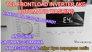 E4 ERROR? TCL FRONTLOAD INVERTER AUTOMATIC WASHING/ PAANO EREPAIR?/ Dolfe Djtech