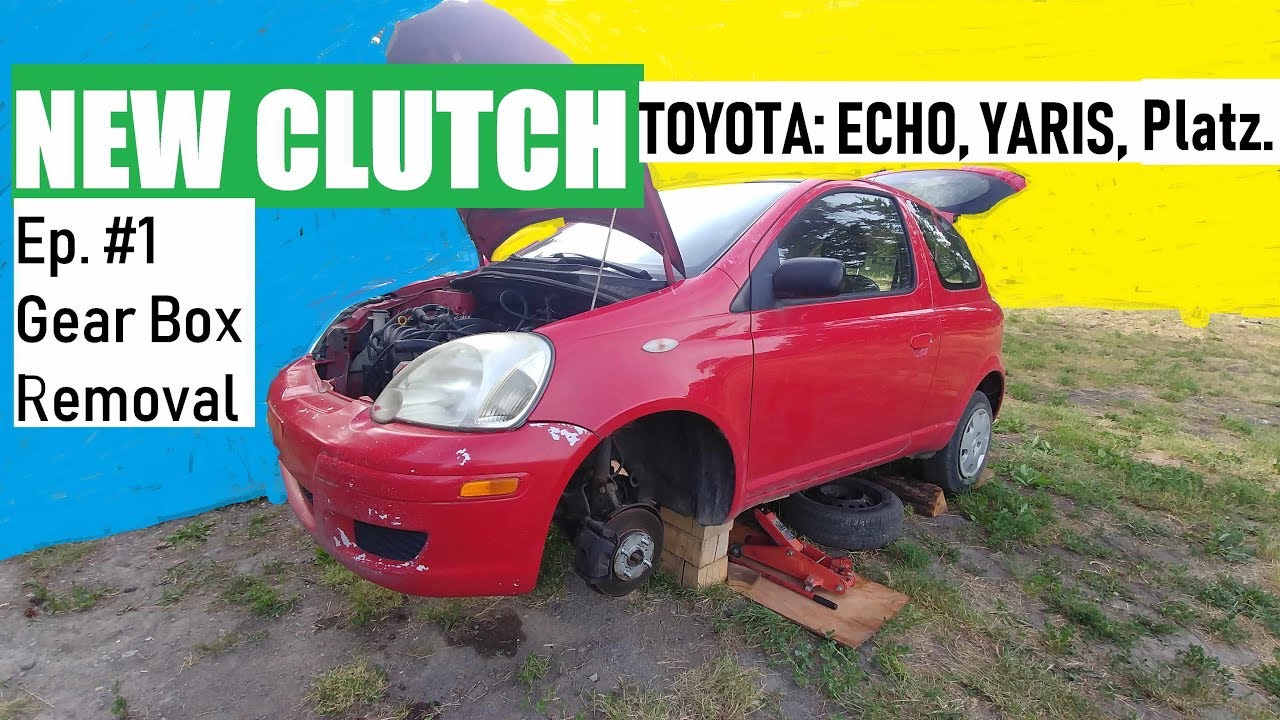 How To REMOVE GEAR BOX. Step by Step. TOYOTA Echo, Yaris. Transmission