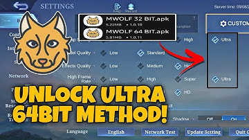 Tips : How to Unlock Mlbb Ultra Graphics | Best Method For Low End Devices!