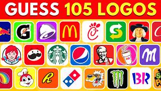 GUESS THE LOGO IN 3 SECONDS 🤯🍔 | 105 FOOD & DRINK LOGOS (2026 HARDEST CHALLENGE)