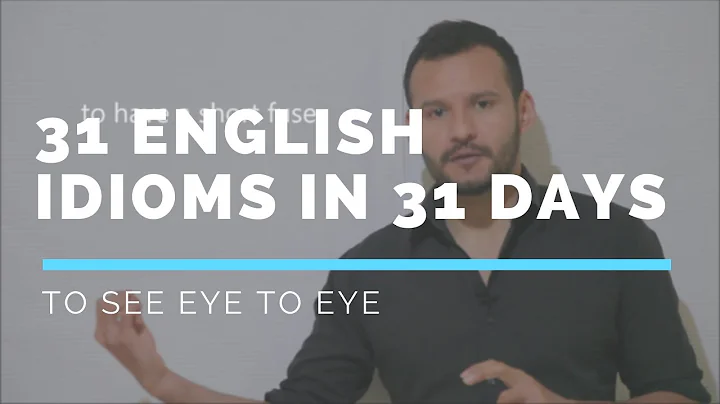 To See Eye to Eye (English Idiom Meaning)