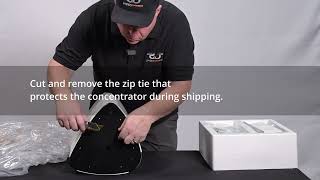 Standard Oxygen Concentrator Unboxing and Setup Pro Series Concentrator Setup