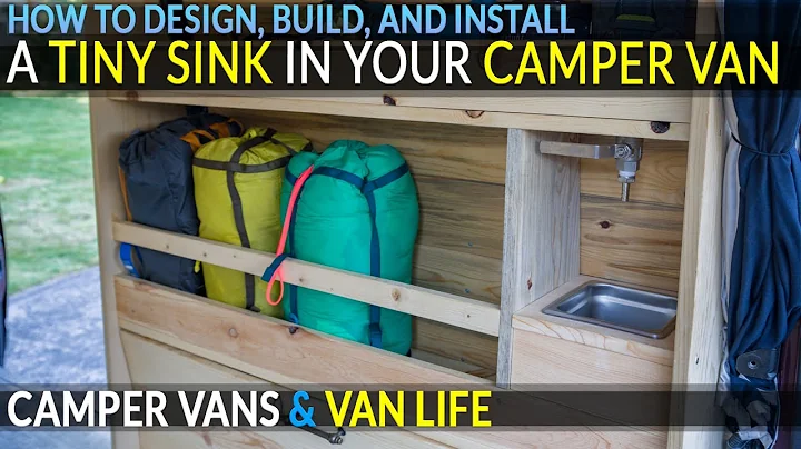 DIY HANDWASHING SINK in my ASTRO CAMPER VAN? How to design, build, & install your own for under $100