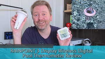 RAINPOINT 3 Display Wireless Pool Thermometer Review | Best Digital Pool Thermometer?