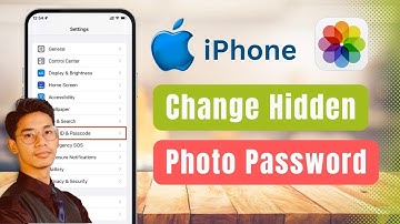 How to Change Hidden Photos Password in iPhone !