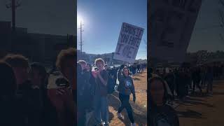 Students walk out of Hillcrest High School in Utah to protest ICE deportation tactics