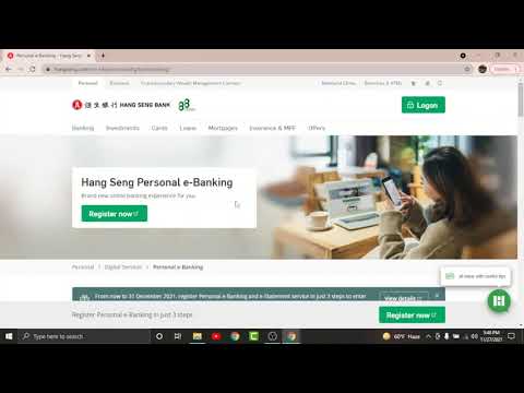 How to Register for Hang Seng Online Banking | Sign Up hangseng.com
