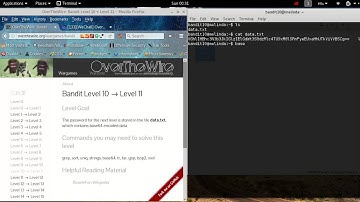 overthewire.org [SPOLIER] BANDIT level 10-11 hacking wargame