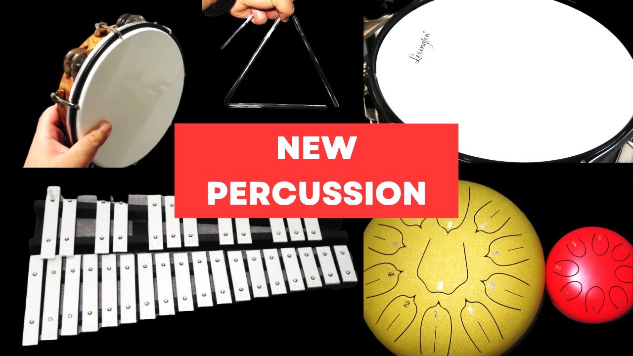 Percussion Instruments Dark Red Wood Bongos Set Percussion