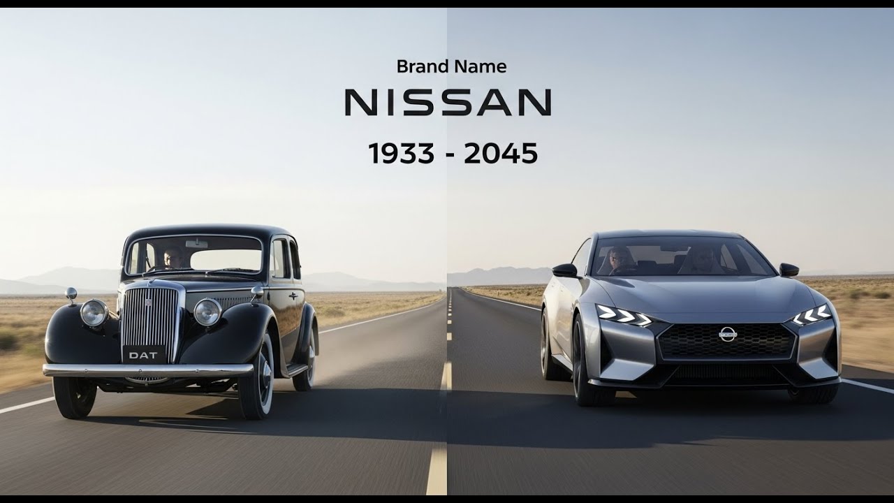 Nissan Vehicle Evolution 1933–2045 | Skyline to Electric Age (Full Cinematic Timeline)