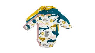 Carter's 4 Pack Long Sleeve Original Bodysuits 15s