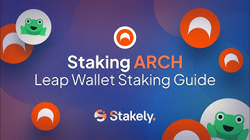 How to stake ARCH with Leap Wallet | Easy Archway Staking Tutorial