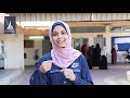 الطالبة دنيا حسام العطار الحاصلة على معدل 99 1 بالفرع الأدبي الاقصى جامعتنا 
