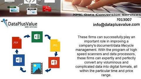 Outsource Data Conversion - Improve Income For Business
