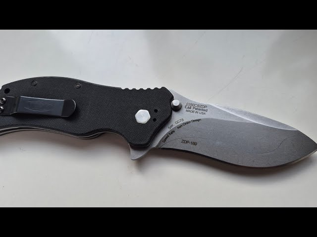 Zero Tolerance 0350 ZDP189 composite blade. - YouTube