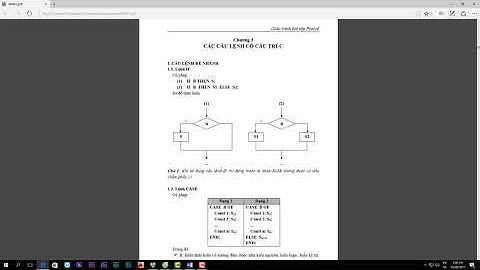 Học Pascal Cơ Bản | Bài 4: Các câu lệnh có cấu trúc