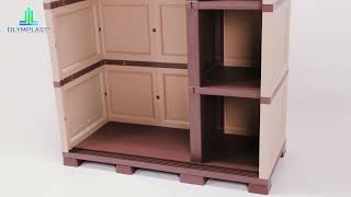 TUTORIAL Rakit OTC Sliding Modern, Lemari Plastik Desain Minimalis