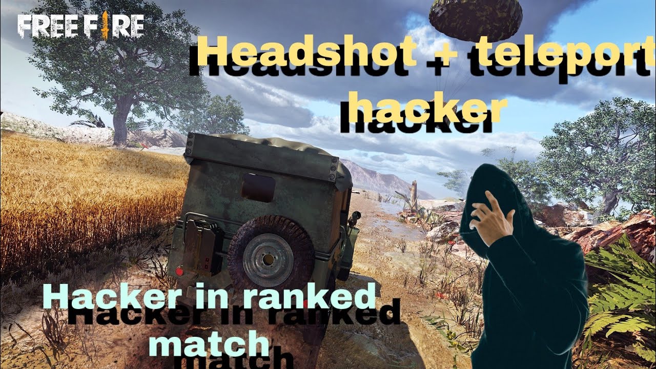 Free fire hacker in ranked match // headshot hacker +