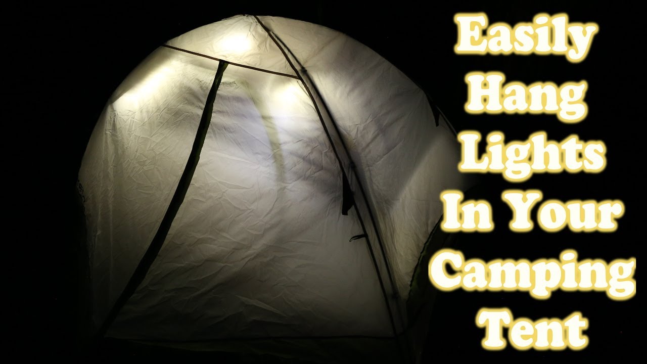 How To Hang Lights In A Camping Tent - Luminoodle String Rope Lights - Best Camping  Tent Light 