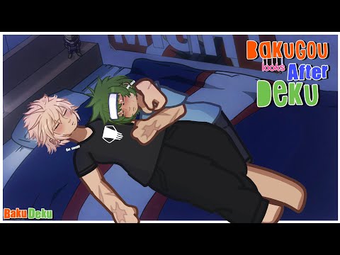 Bakugou Looks after sick Deku || BAKUDEKU 🧡💚 || BNHA || fluff