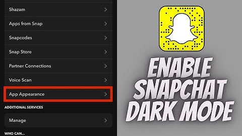 How to enable dark mode on snapchat in 2022 for both IOS and Android