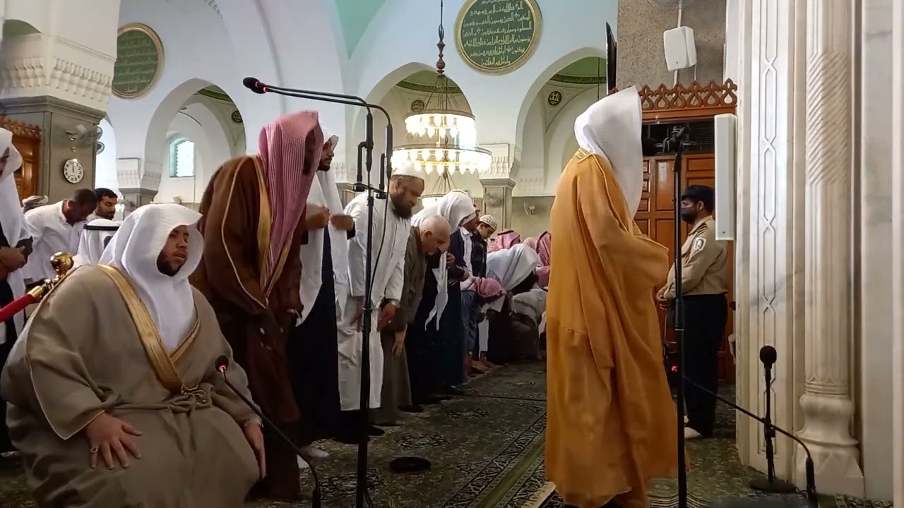 صلاة الجمعة# 26 -7- 1444هـ# الشيخ . د ياسر بن مبروك المرعشي - إقامة الصلاة والتبليغ المؤذن أنس سحلول