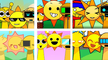 Incredibox - Sprunki but All YELLOW Simon & Mr. Sun & Garnold IN Different Mods