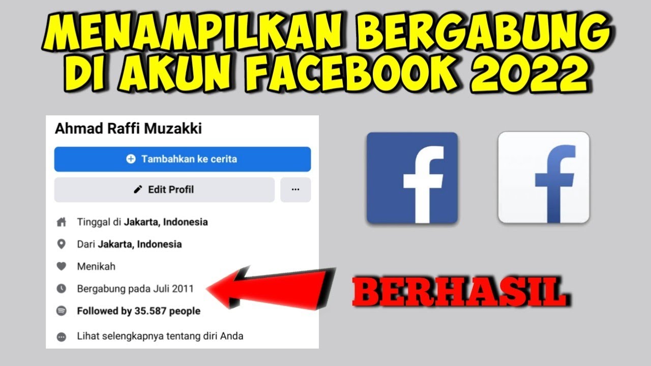 Cara Menampilkan Bergabung Di Facebook Lite 2022 YouTube