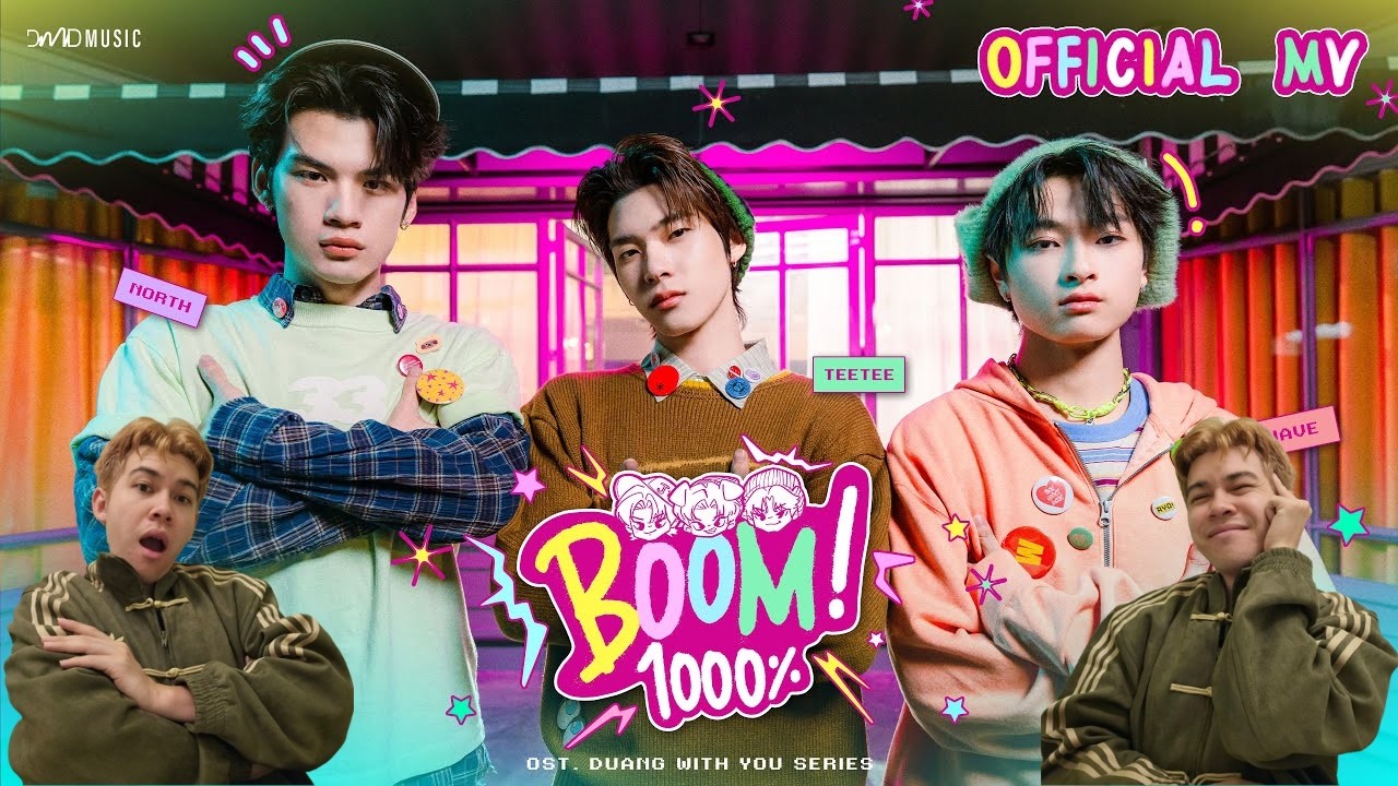 TEETEE, NORTH, WAVE - BOOM 1000% (OST. Duang With You Series MV) | Реакция